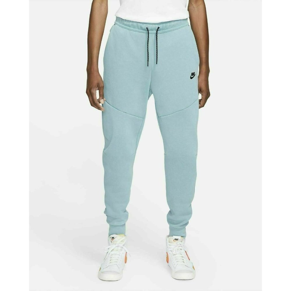 NEW XS Nike Sportswear Tech Fleece Washed Joggers Cerulean Men's CZ9918-424